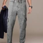 Durable cargo pants with multiple pockets, designed for outdoor adventures or casual streetwear.